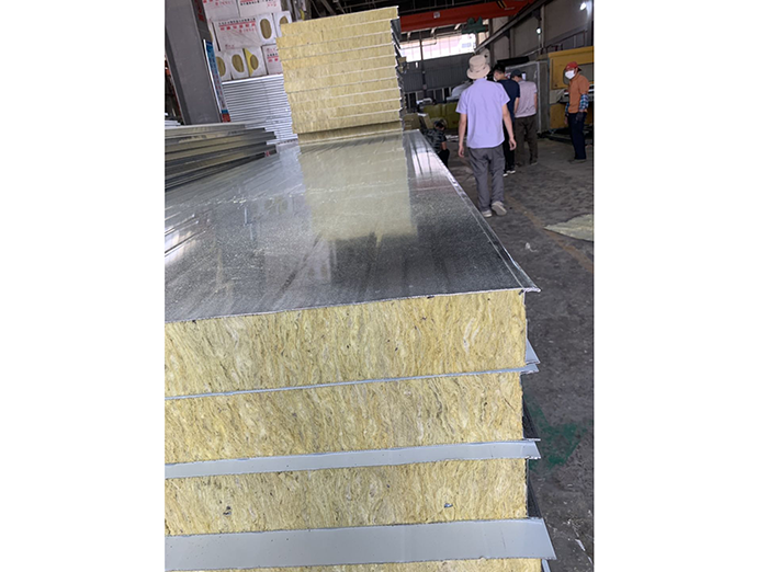 彩鋼岩棉防火夾心板